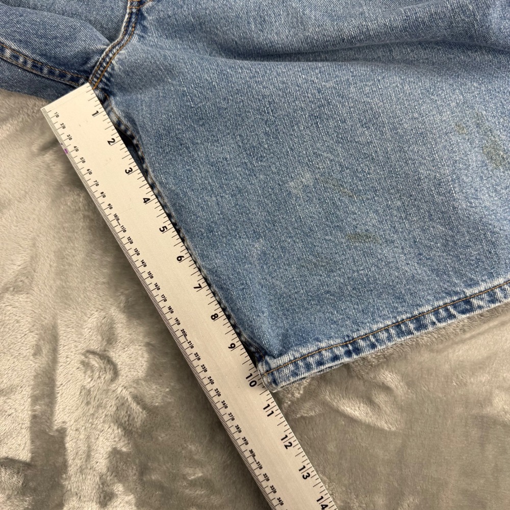 Vintage Levis 560 Loose Fit Denim Shorts Mens 36 Blue Made in USA 90s Jeans Y2K - Picture 9 of 15